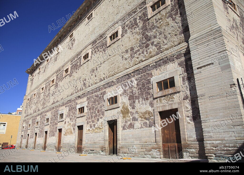 Alhondiga de Granaditas, former granary, site of first major rebel victory of the War of Independence, now a museum, Guanajuato, UNESCO World Heritage Site, Guanajuato State, Mexico, North America.