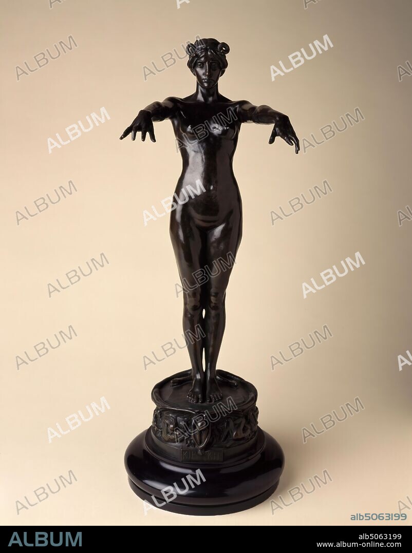 View 2 Circe, 1893 Bronze sculpture Sir Edgar Bertram Mackennal (d. 1931), Greek Mythology, Sculpture, Metal, Bronze, Greek gods, goddesses.