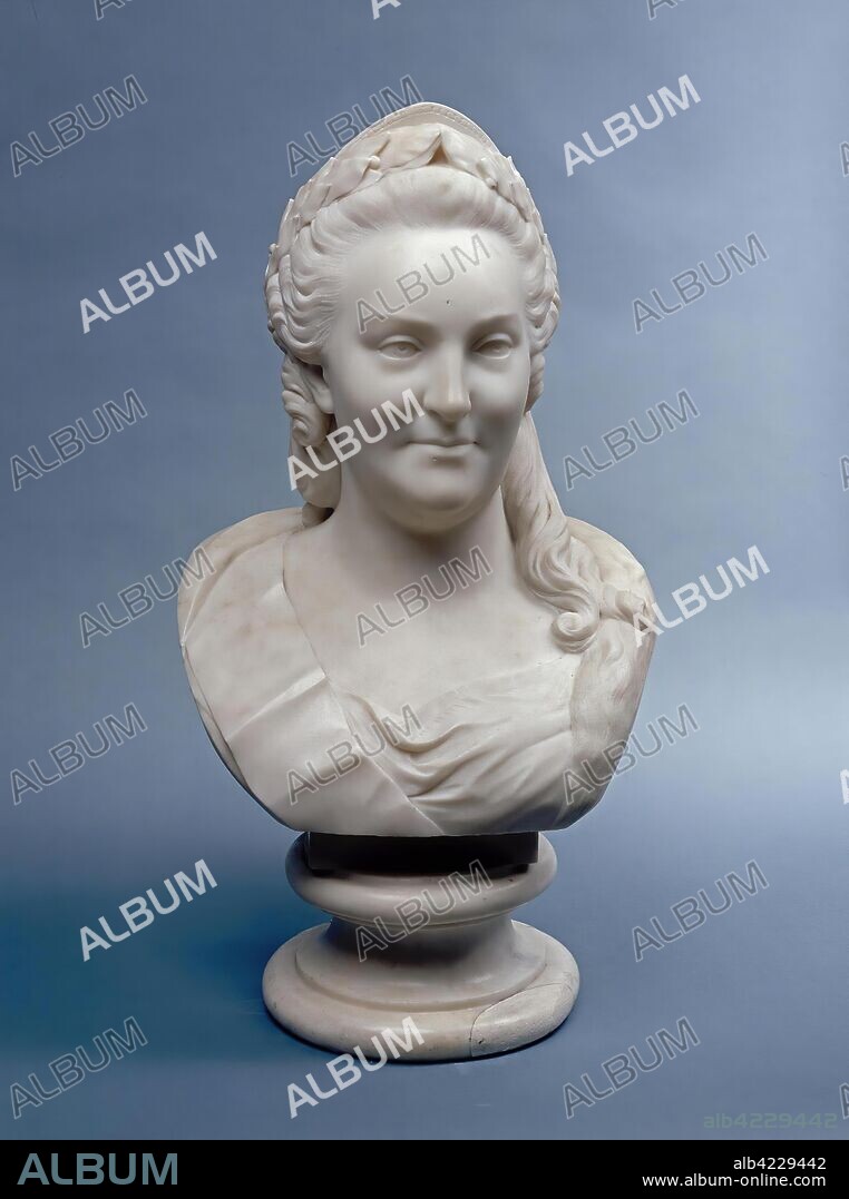 '"Portrait of Catherine II"'. Russia, Last quarter of the 18th century. Dimensions: h. 63 cm.