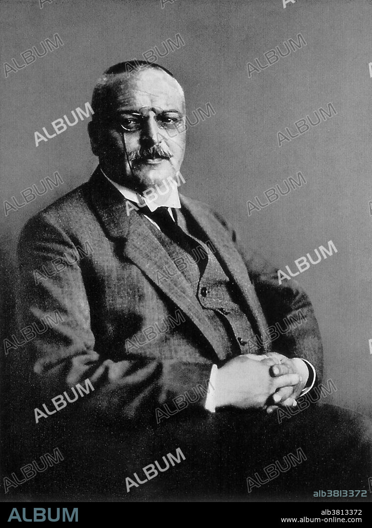 Aloysius "Alois" Alzheimer (1864-1915) was a German psychiatrist and neuropathologist and a colleague of Emil Kraepelin. In 1906, Alzheimer made a complete clinical and pathological description of presenile dementia, which came to be known as Alzheimer's disease, a progressive condition in which nerve cells in the brain degenerate. In 1915, Alzheimer became ill while traveling on a train. Most probably he had a streptococcal infection and subsequent rheumatic fever and kidney failure. He died of heart failure at the age of 51.