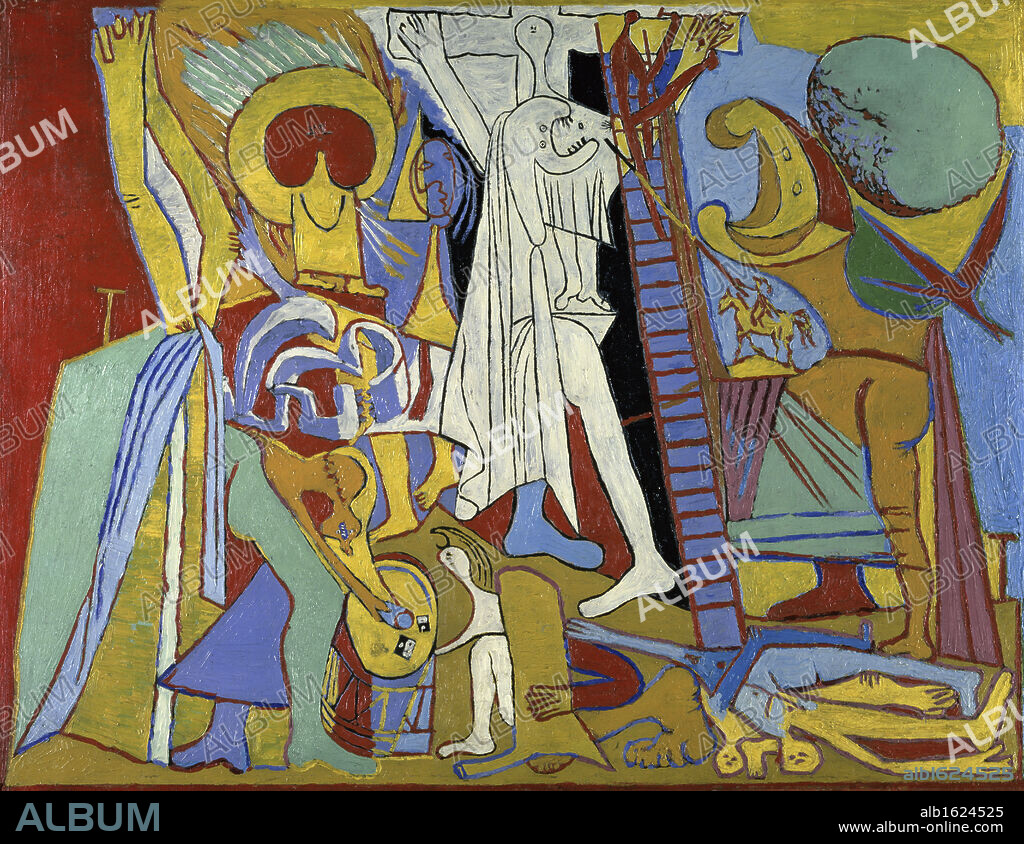 The Crucifixion by Pablo Picasso, 1930, 1881-1973, France, Paris, Musee Picasso.