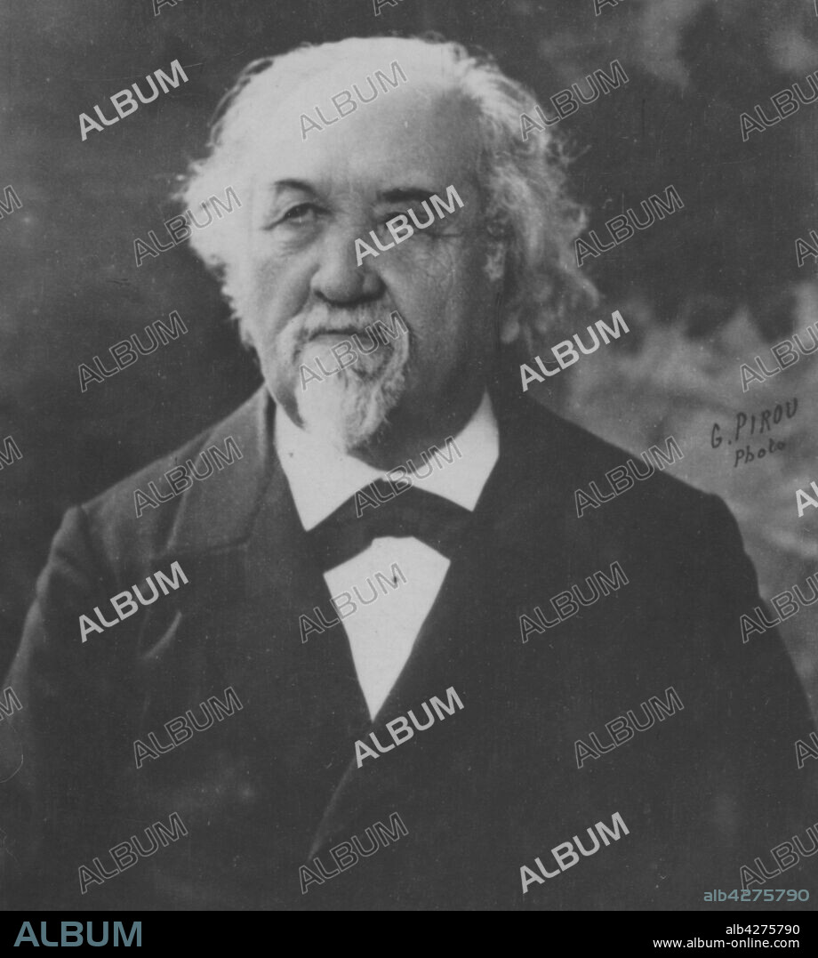 EUGENE PIROU. 'Joseph Bertrand', c1893. Portrait of French mathematician Joseph Louis François Bertrand (1822-1900). From the collection of Felix Potin.