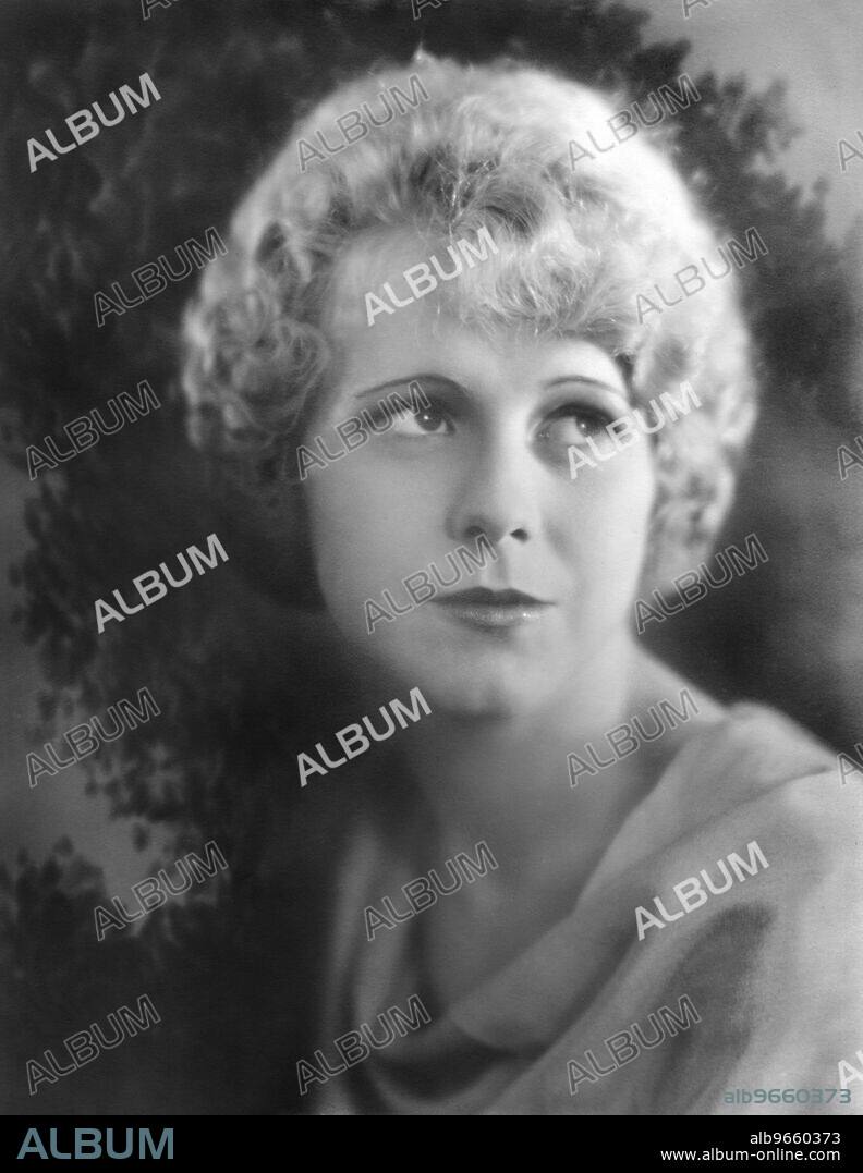 Silent Film Actress Betty Francisco (1900-1950), Head and Shoulders Publicity Portrait, photograph by Evans L.A., 1920's.