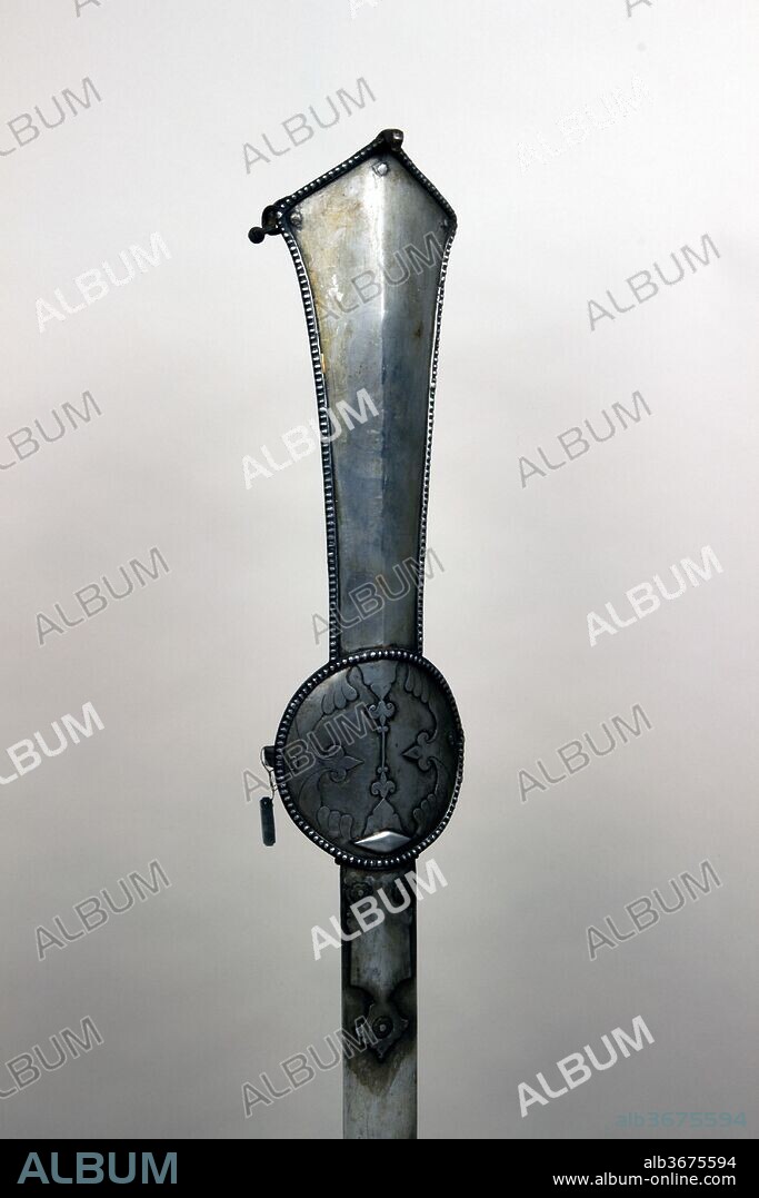 Gauntlet Sword (Pata). Culture: Indian, South Indian. Dimensions: L. 51 1/8 in. (129.9 cm); W. 4 13/16 in. (12.2 cm); D. 3 1/2 in. (8.9 cm); Wt. 2 lb. 10.6 oz. (1207.7 g). Date: 18th century.