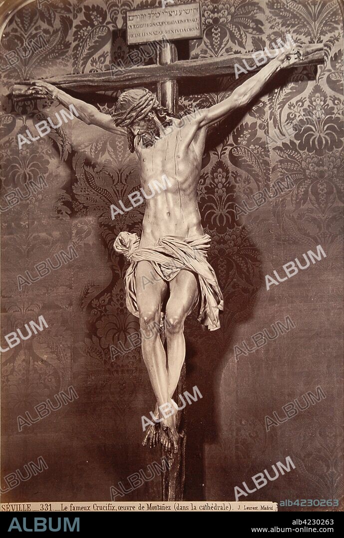 JUAN MARTINEZ MONTANES. Sevilla. El famoso crucifijo de la catedral.