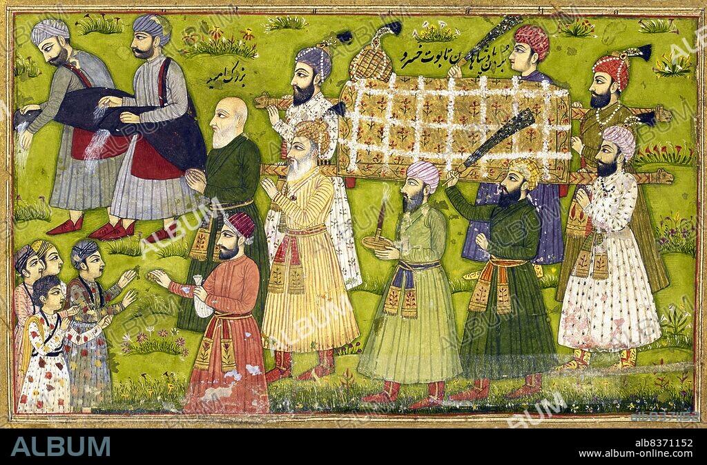 'Khosrow and Shirin', also spelled Khosrau and Shirin, Chosroes and Shirin, Husraw and Shireen and Khosru and Shirin, is the title of a celebrated Persian tragic romance by the Persian poet Nizami Ganjavi (11411209) who also wrote 'Layla and Majnun'.<br/><br/>. It tells an elaborate fictional version of the story of the love of the Sasanian king Khosrow II for the Armenian princess Shirin, who becomes his queen. The narrative is a love story of Persian origin which is also well-known from the great historical poem the Shahnameh.