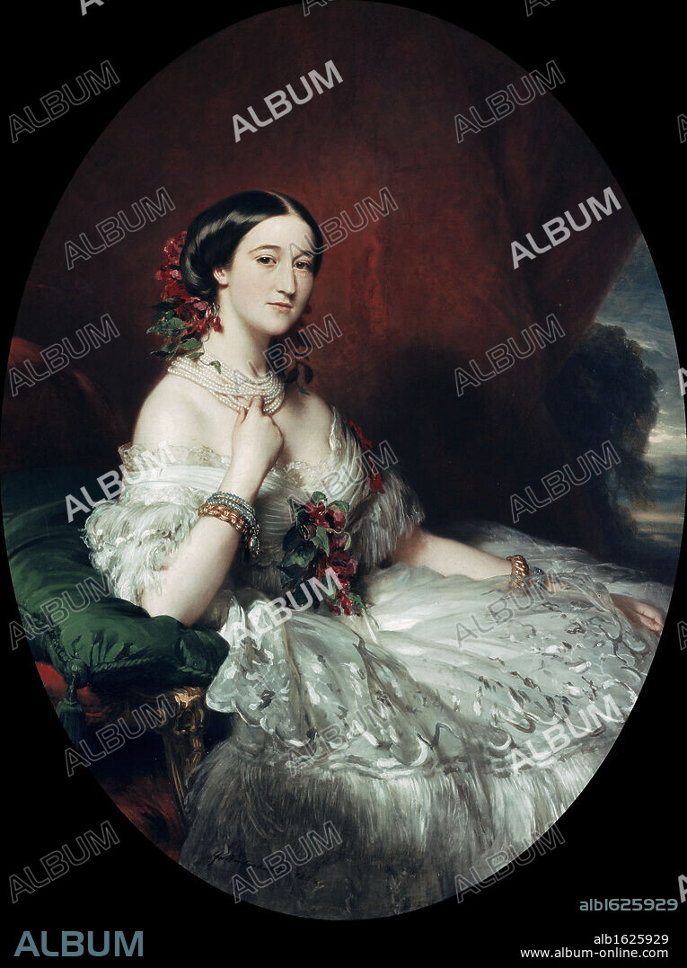 Duchess of Berwick and Alba by Franz Xaver Winterhalter, 1805-1873, Spain, Madrid, Collection of the Duke of Berwick & Alba.