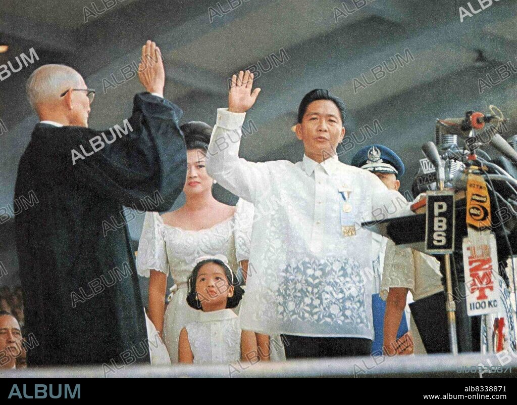 Ferdinand Marcos (1917 - 1989) Filipino politician; president of the Philippines from 1965 to 1986, He ruled as a dictator under martial law from 1972 until 1981 and kept most of his martial law powers until he was deposed in 1986.