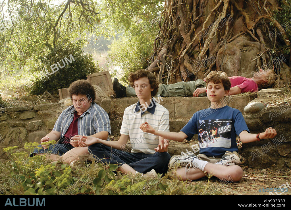 DAVID DORFMAN, NATE HARTLEY, OWEN WILSON and TROY GENTILE in DRILLBIT TAYLOR, 2008, directed by STEVEN BRILL. Copyright PARAMOUNT PICTURES.