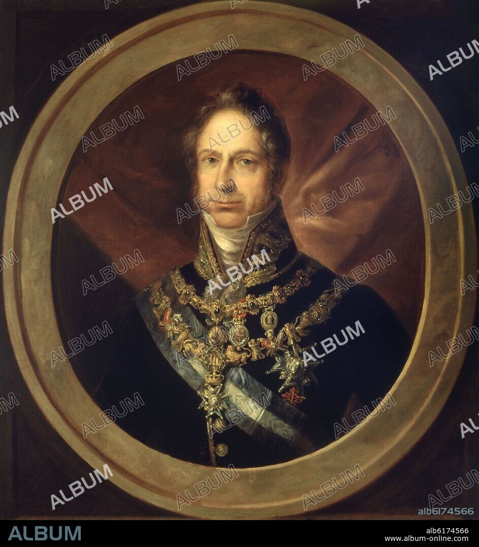 JOSE GABRIEL DE SILVA BAZAN-MARQUES DE SANTA CRUZ- (+1839) - UNDECIMO DIRECTOR- O/L.