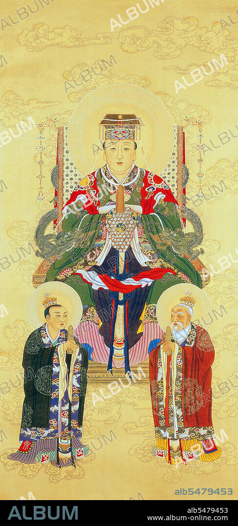The Imperial Goddess of Earth is in charge of births, land, rivers, and mountains. In Daoist ritual, as well as the Three Pure Ones, the Four Heavenly Ministers are also worshipped. Each of the Four Heavenly Ministers has his own divine birthday: The Great Jade Emperor on the 9th of the first lunar month, the Middle Heaven Great Emperor of the North Pole Star of Purple Subtlety on the the 27th of the tenth month, the Great Heavenly Emperor of the Highest Palace of Polaris on the 2nd of the second month, and the Imperial Earth Goddess on the 18th of the third month. Many Daoists go to temples to burn incense on these days.