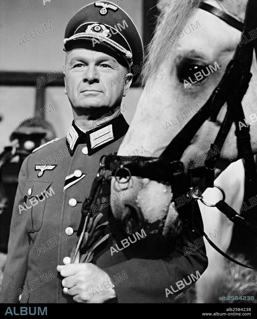 EDDIE ALBERT in MIRACLE OF THE WHITE STALLIONS, 1963, directed by ARTHUR HILLER. Copyright WALT DISNEY PRODUCTIONS.
