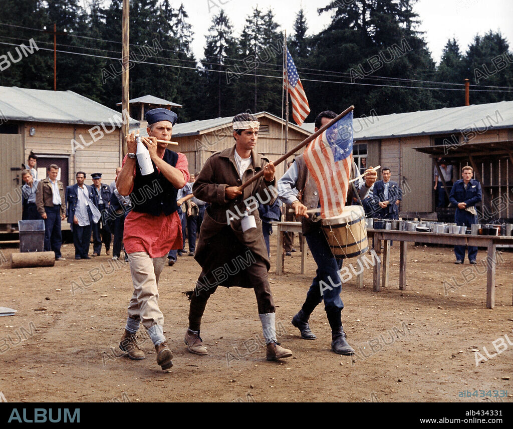 LA GRAN EVASIÓN, 1963 (THE GREAT ESCAPE), dirigida por JOHN STURGES. Copyright MIRISCH/UNITED ARTISTS.