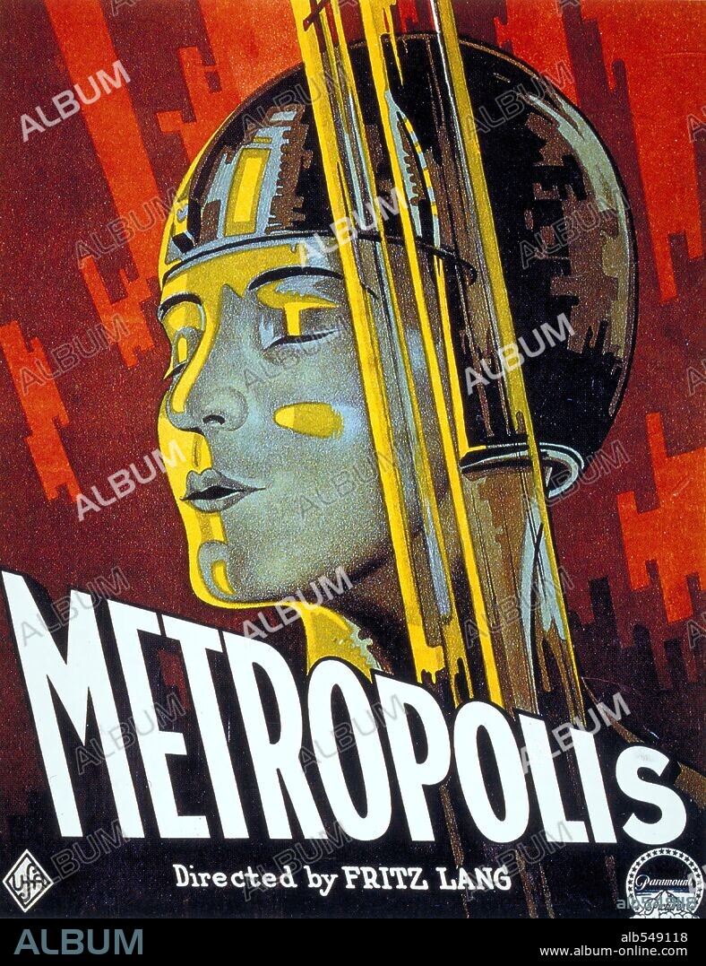 Poster de METROPOLIS, 1927, dirigida por FRITZ LANG. Copyright U.F.A.