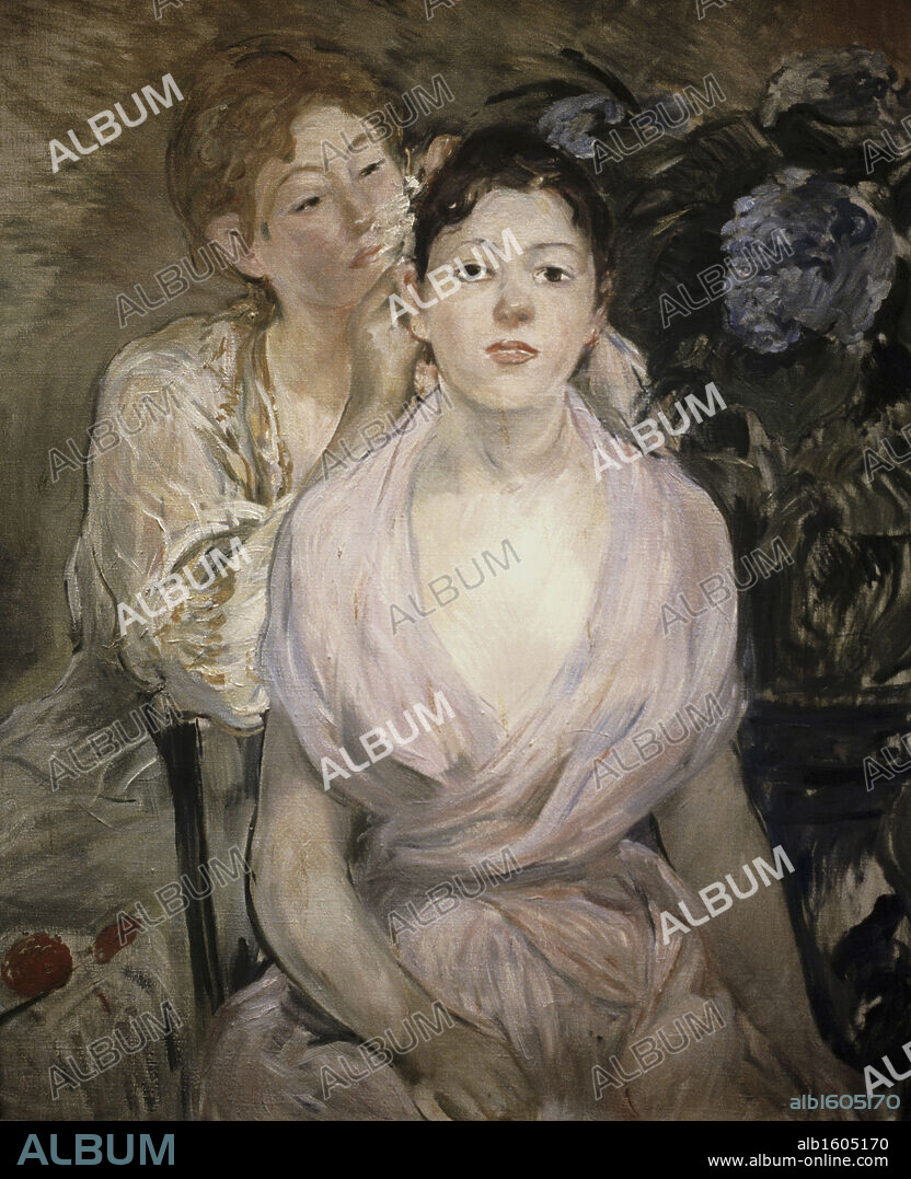 L'Hortensia  1894  Berthe Morisot (1841-1895/French)  Musee d'Orsay, Paris, France.
