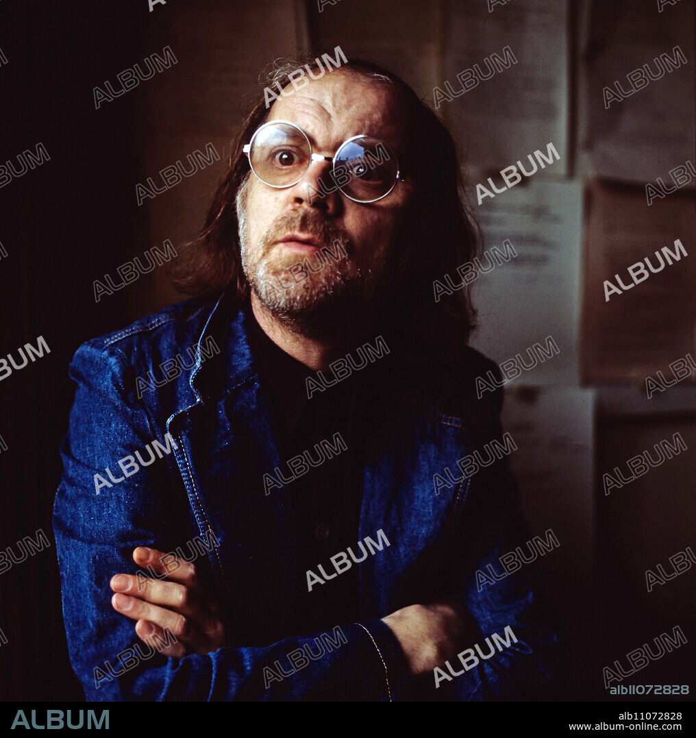 Hanns Dieter Hüsch, German cabaret artist, songwriter and writer, portrait, Germany, circa 1975.