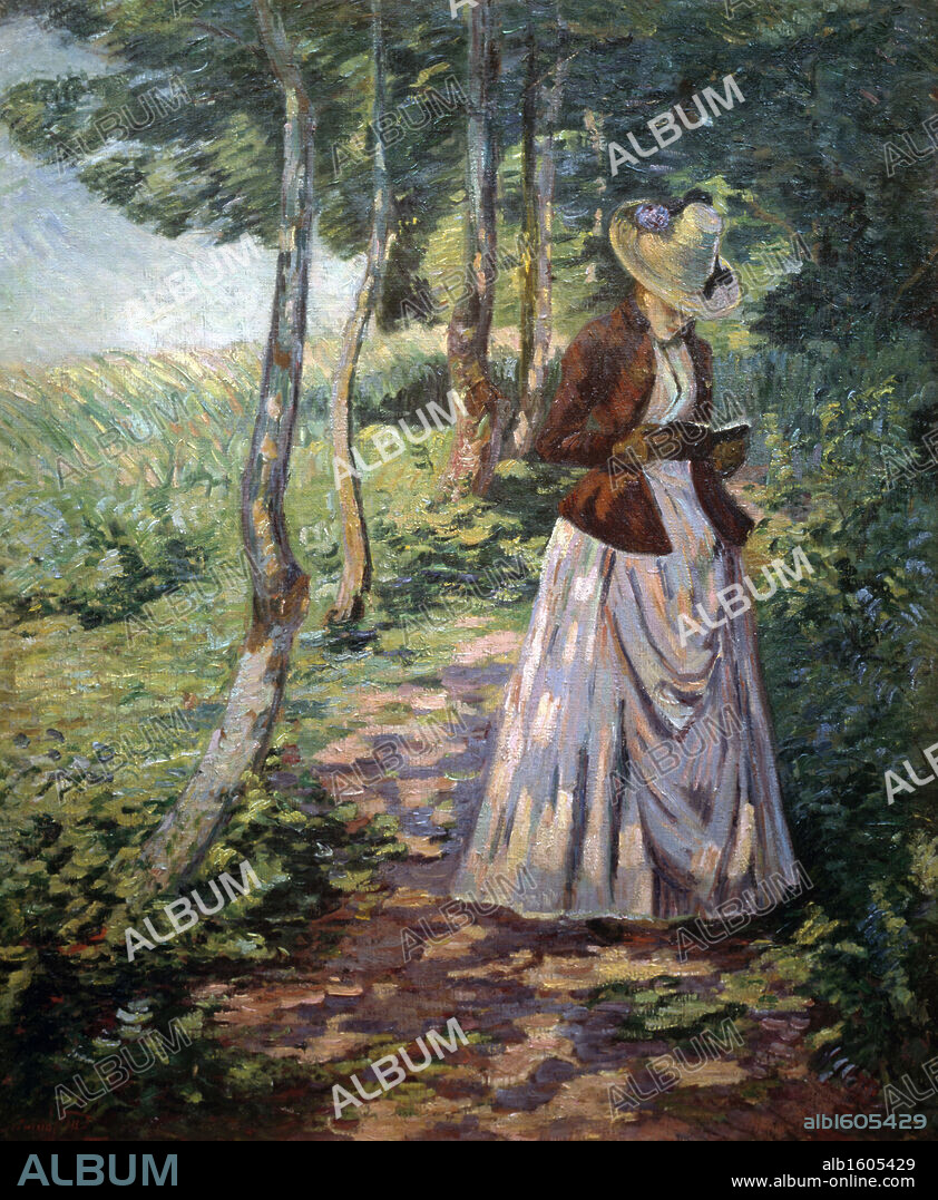 Madame Guillaumin by Armand Guillaumin,  Circa 1885,  (1841-1927),  USA,  Florida,  West Palm Beach,  Chisholm Gallery.