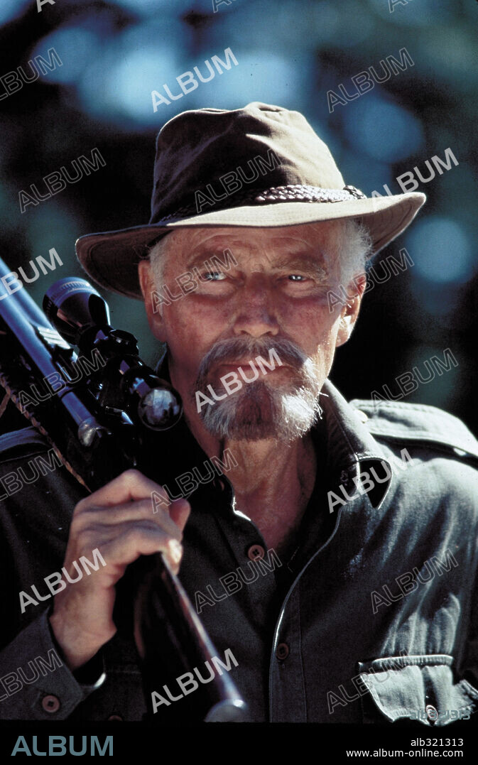 CHARLTON HESTON in ALASKA, 1996, directed by FRASER HESTON. Copyright CASTLE ROCK ENTERTAINMENT / CURRAN, DOUGLAS.