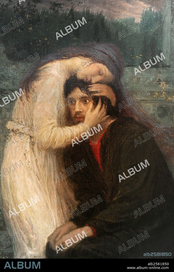 ARTE SIGLO XIX. REPUBLICA CHECA. MAX SVABINSKY (1873-1962). Pintor checo. "La Coalescencia de las almas, 1896". Galería Nacional de Praga. República Checa.