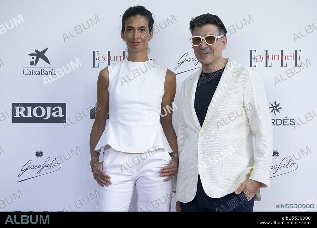 Mercedes Domecq and Ramon Freixa attended 'ELLE Gourmet' Photocall at Embassy of Italy on July 8, 2025 in Madrid, Spain.