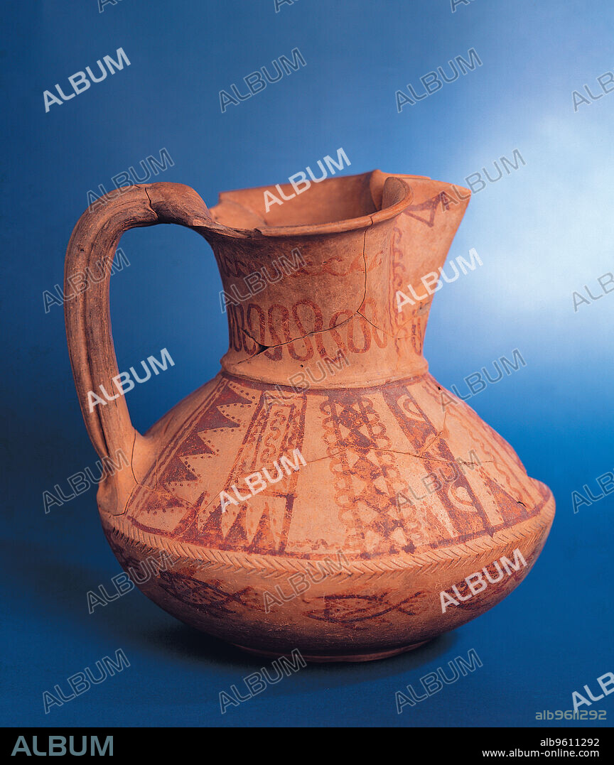 Celtiberian Oinochoe from La Caridad (Caminreal), Teruel.