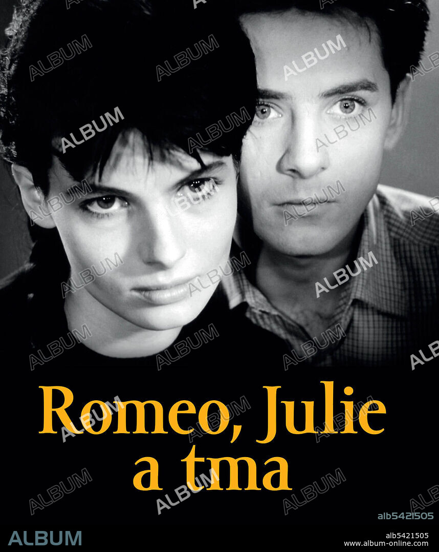 Affiche de ROMÉO, JULIETTE ET LES TÉNÈBRES, 1959 (ROMEO, JULIET AND DARKNESS), réalisé par JIRI WEISS. Copyright CESKOSLOVENSKI FILM.