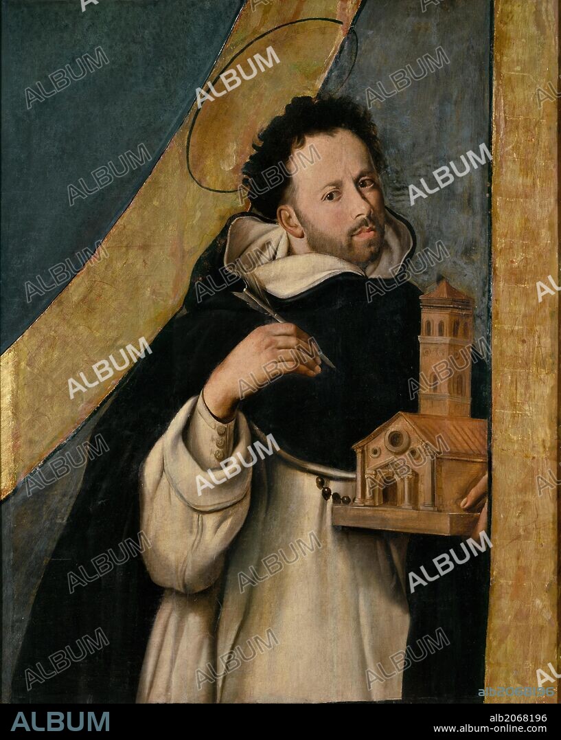 JUAN BAUTISTA MAYNO. Fray Juan Bautista Maíno / 'Saint Dominic', 1612-1614, Spanish School, Oil on panel, 118 cm x 92 cm, P03130.