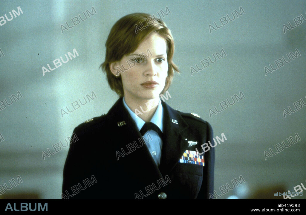 HILARY SWANK en EL NÚCLEO, 2003 (THE CORE), dirigida por JON AMIEL. Copyright CORE PRODS. INC/HORSEPOWER FILMS.