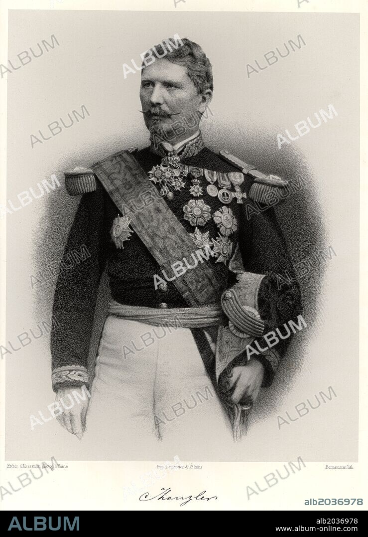Kanzler, Hermann (1822-1888). Comandante general de los ejércitos pontificios durante el papado de Pio IX.