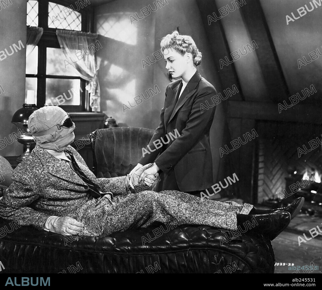 NAN GREY and VINCENT PRICE in THE INVISIBLE MAN RETURNS, 1940, directed by JOE MAY. Copyright UNIVERSAL PICTURES.