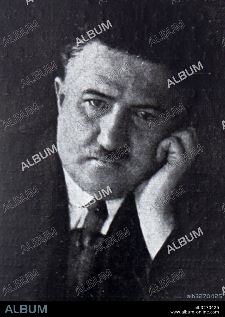 Photographic portrait of Josef Suk (1874-1935) a Czech composer and violinist. Dated 20th Century.