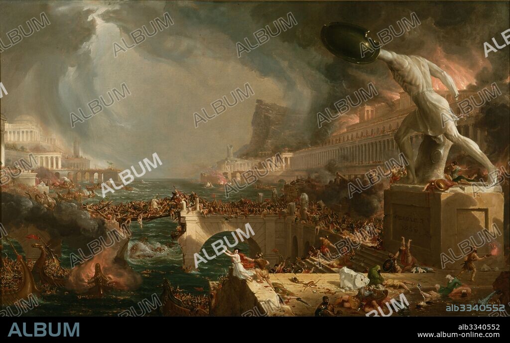 THOMAS COLE. The Course of Empire. Destruction.