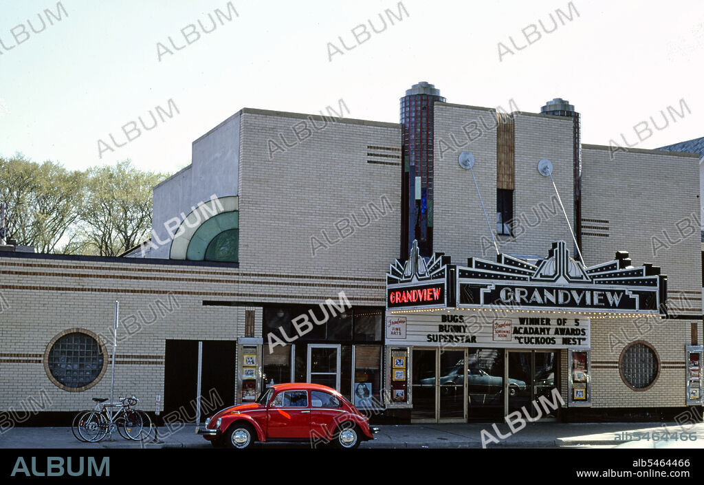 1970s America -  Grandview Theater, St Paul, Minnesota 1978.