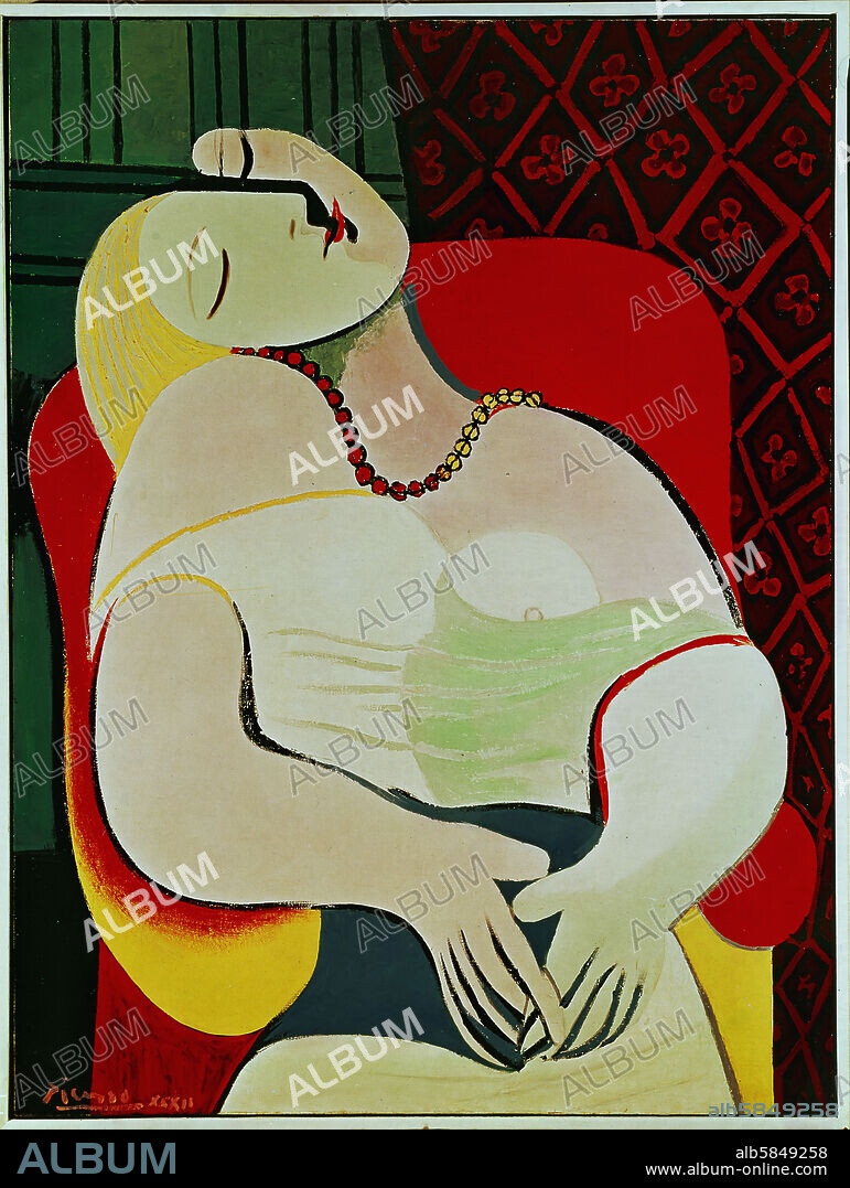 PABLO PICASSO. The Dream, Boisgeloup, January 24 1932. Oil on canvas,130 x 98 cm.