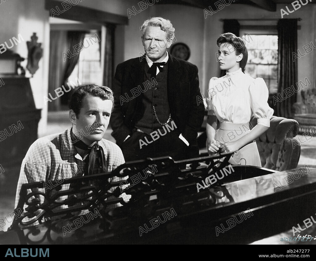 ROBERT WALKER and SPENCER TRACY in THE SEA OF GRASS, 1947, directed by ELIA KAZAN. Copyright M.G.M.