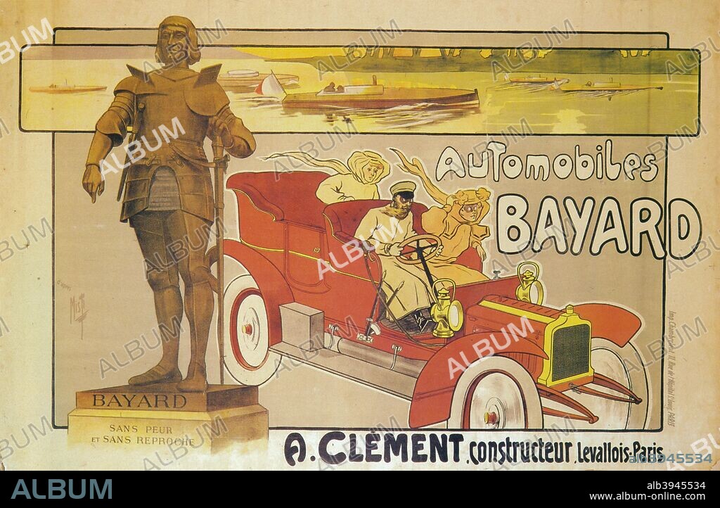 Advertisement for Clement-Bayard cars, c1905.