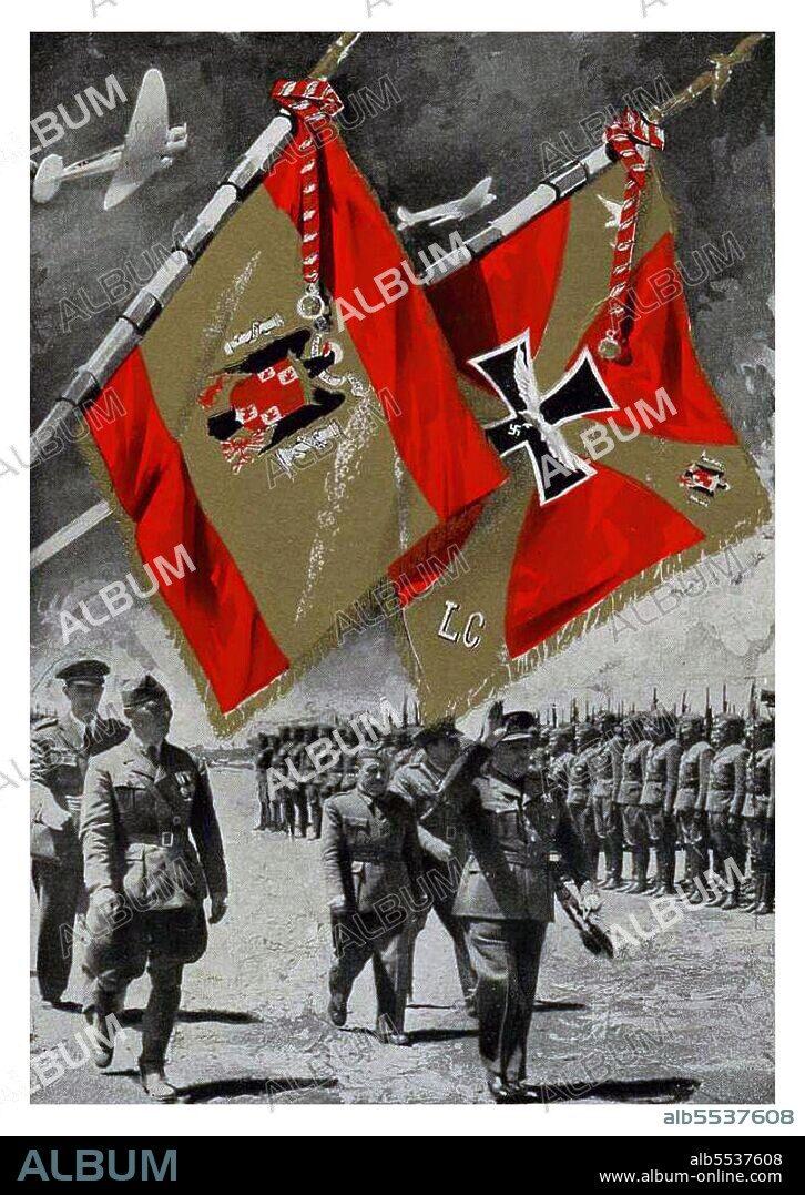 The Condor Legion (German: Legion Condor) was a unit composed of volunteers from the German Air Force (Luftwaffe) and from the German Army (Wehrmacht Heer) which served with the Nationalists during the Spanish Civil War of July 1936 to March 1939. The Condor Legion developed methods of terror bombing which were used widely in the Second World War shortly afterwards. The bombing of Guernica was the most infamous operation carried out by the Condor Legion. Hugo Sperrle commanded the unit's aircraft formations and Wilhelm Ritter von Thoma commanded the ground element.