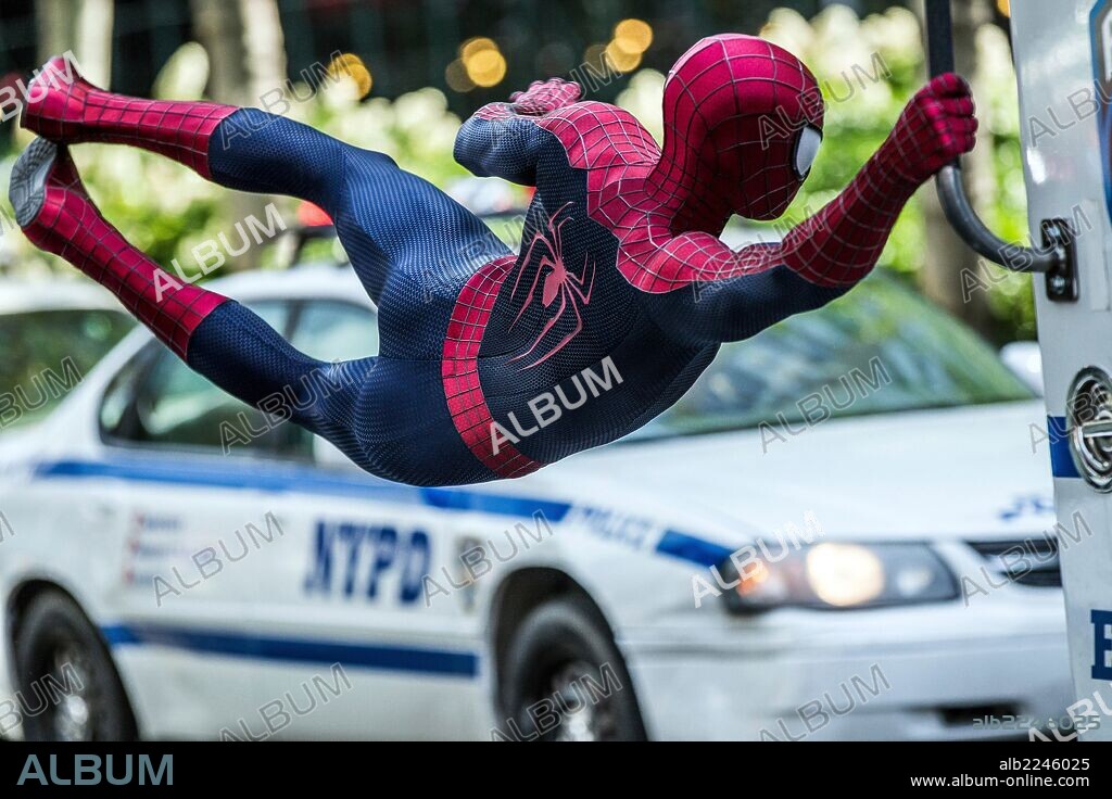 ANDREW GARFIELD in THE AMAZING SPIDER-MAN 2, 2014, directed by MARC WEBB. Copyright MARVEL ENTERPRISES.