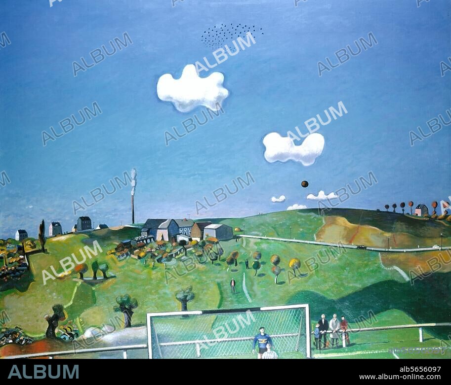 WOLFGANG MATTHEUER. Mattheuer, Wolfgang 1927-2004. "Ein schöner Sonntag", 1967. Öl auf Hartfaser, 94,5 × 118,7 cm. Leipzig, Museum der Bildenden Künste.