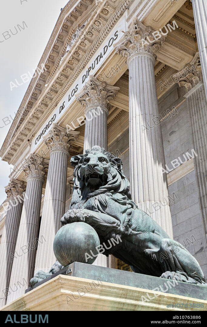 The Spanish Congress of Deputies Spanish, Congreso de los Diputados, Madrid, Spain, Europe.