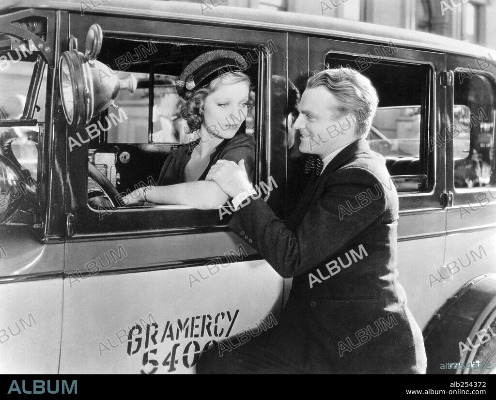 JAMES CAGNEY and LORETTA YOUNG in TAXI!, 1931, directed by ROY DEL RUTH. Copyright WARNER BROS/VITAPHONE.