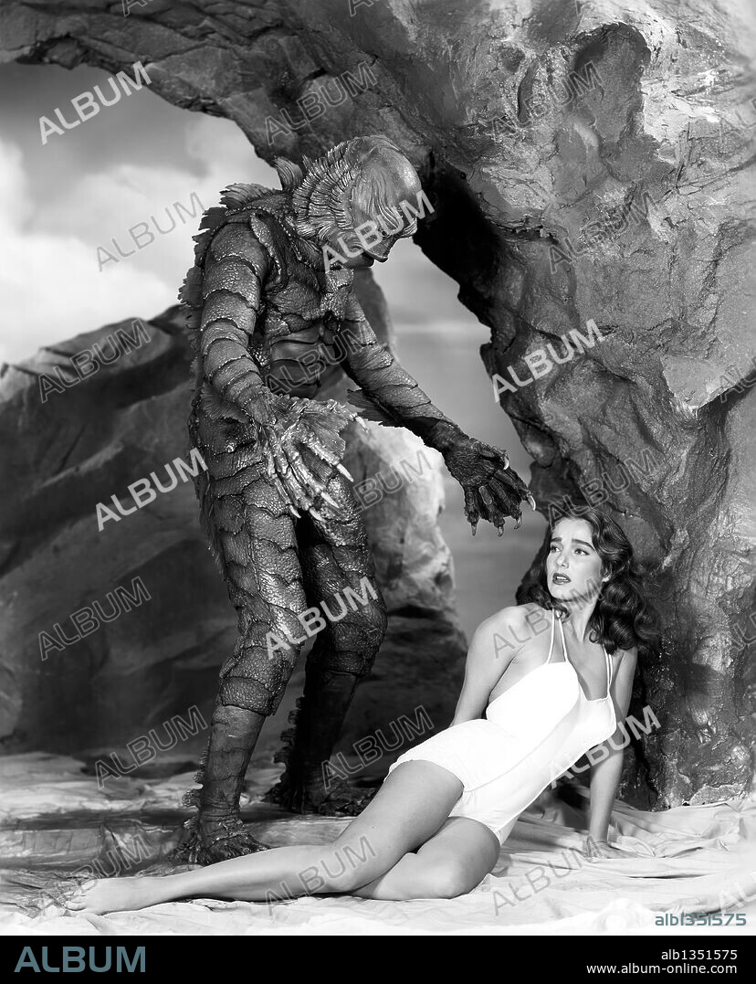 JULIE ADAMS en LA MUJER Y EL MONSTRUO, 1954 (CREATURE FROM THE BLACK LAGOON), dirigida por JACK ARNOLD. Copyright UNIVERSAL PICTURES.