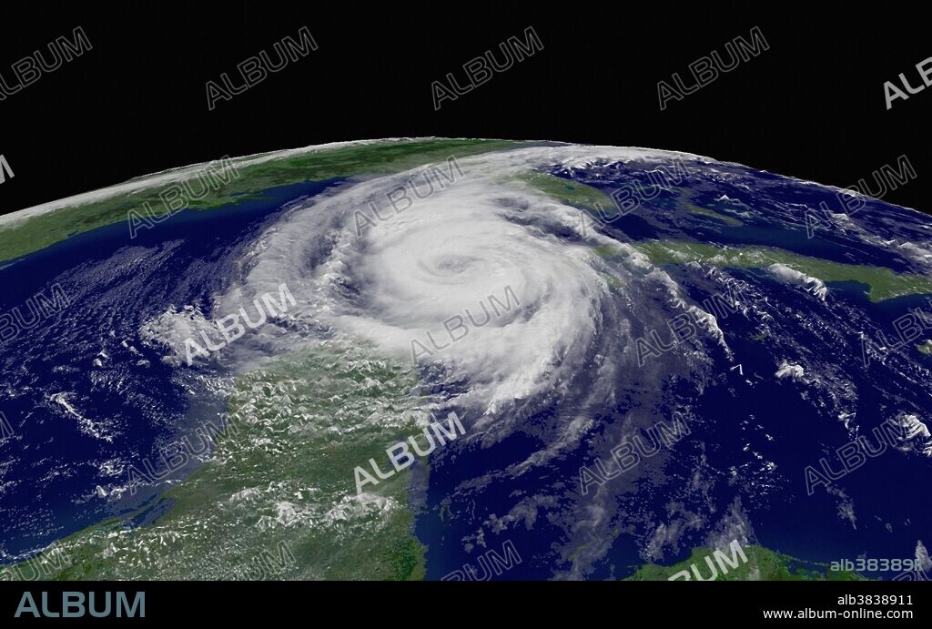 Hurricane Wilma cver Gulf of Mexico. Hurricane Wilma was the most intense tropical cyclone ever recorded in the Atlantic basin. Part of the record breaking 2005 Atlantic hurricane season, which included three of the six most intense Atlantic hurricanes ever (along with #4 Rita and #6 Katrina), Wilma was the 22nd storm, 13th hurricane, 6th major hurricane, 4th Category 5 hurricane, and 2nd most destructive hurricane of the 2005 season. A tropical depression formed in the Caribbean Sea near Jamaica on October 15, and intensified into a tropical storm two days later, which was named Wilma. After heading westward as a tropical depression, Wilma turned abruptly southward after becoming a tropical storm. Wilma continued intensifying, and eventually became a hurricane on October 18. Shortly thereafter, extreme intensification occurred, and in only 24 hours, Wilma became a Category 5 hurricane with winds of 185 mph. Wilma is ranked among the top five most costly hurricanes ever recorded in the Atlantic and the fifth costliest storm in United States history.