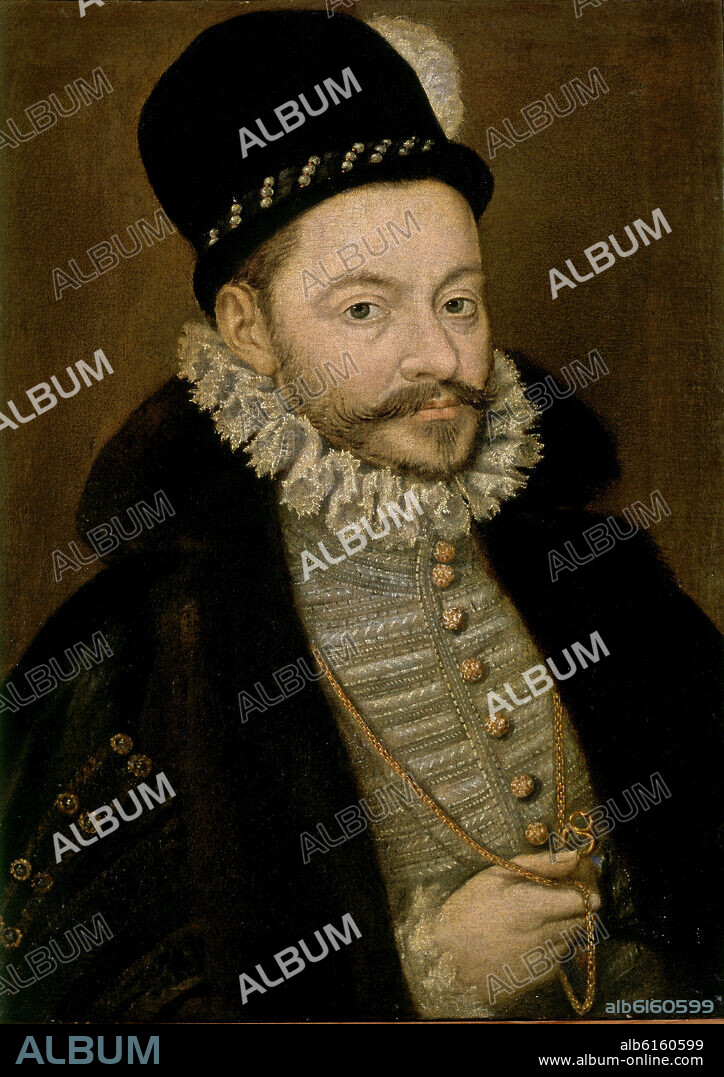 ALONSO SANCHEZ COELLO. ANTONIO PEREZ - SIGLO XVI - 67x49 - O/L.