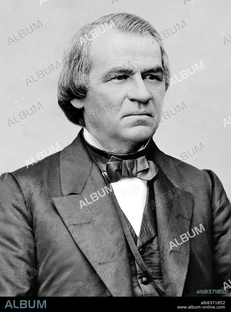 Andrew Johnson (December 29, 1808 July 31, 1875) was the 17th President of the United States, serving from 1865 to 1869. Johnson became president as he was vice president at the time of the assassination of Abraham Lincoln. A Democrat who ran with Lincoln on the National Union ticket, Johnson came to office as the Civil War concluded.<br/><br/>. The new president favored quick restoration of the seceded states to the Union. His plans did not give protection to the former slaves, and he came into conflict with the Republican-dominated Congress, culminating in his impeachment by the House of Representatives. The first American president to be impeached, he was acquitted in the Senate by one vote.