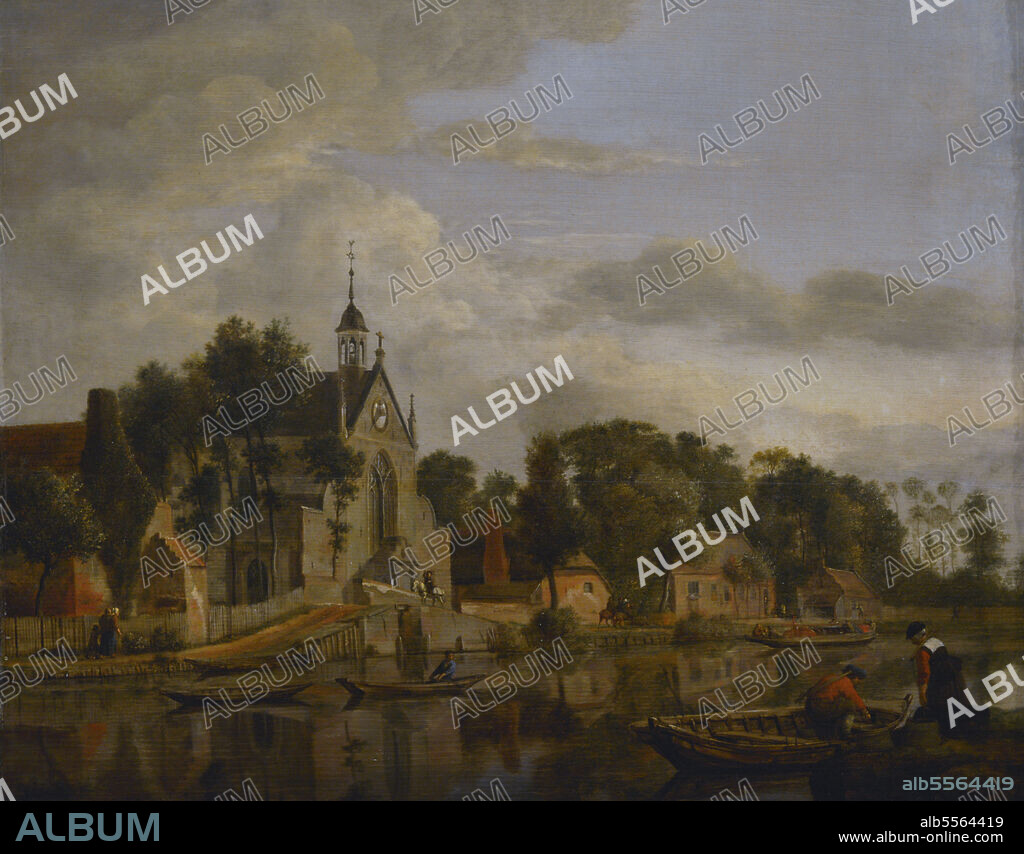 Jan van der Heyden (1637-1712). Dutch painter. Dutch Landscape, second half of the 17th century. Oil on wood. Calouste Gulbenkian Museum. Lisbon, Portugal.