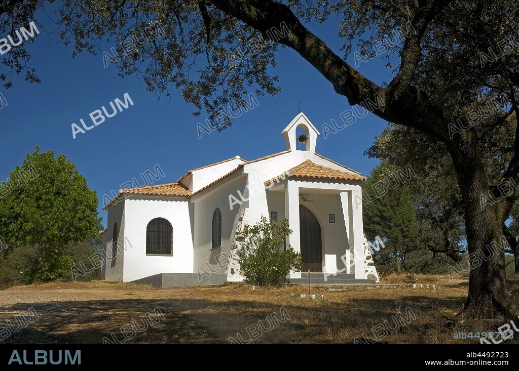 Sierra de Aracena Natural Park, Hermitage of Santa Eulalia, Santa Olalla del Cala, Huelva province, Region of Andalusia, Spain, Europe.