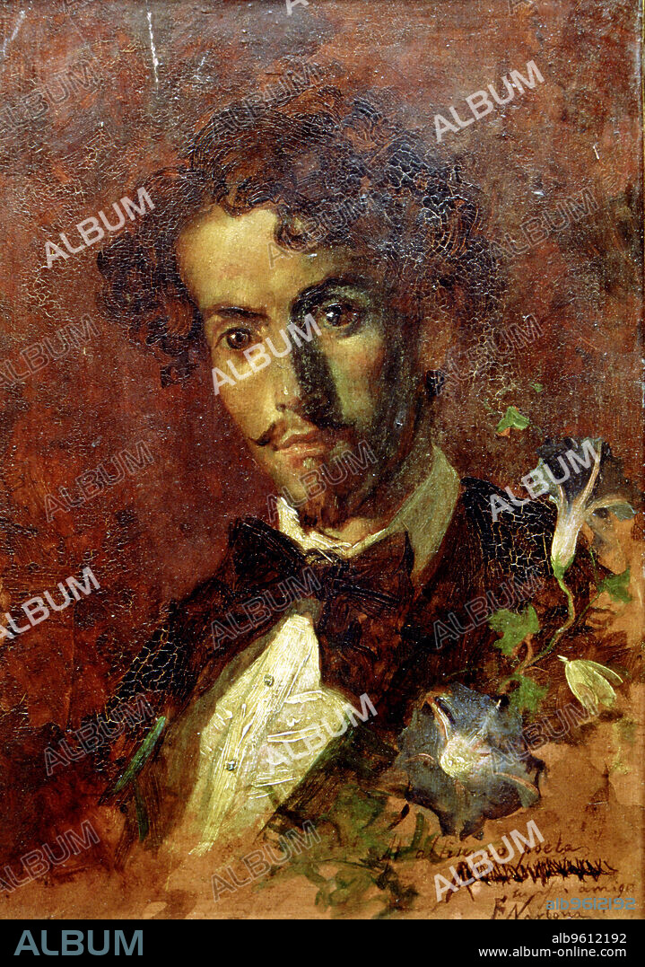 Gustavo Adolfo Becquer (1836-1870), Spanish writer and poet.