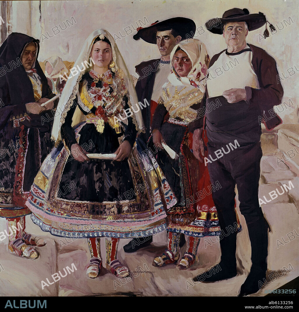 JOAQUIN SOROLLA. TIPOS DE LAGARTERA - NOVIA LAGARTERANA - 1912 - CAT  957.