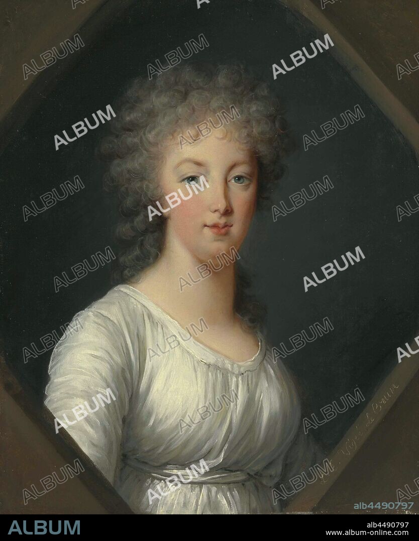 ÉLISABETH LOUISE VIGÉE LE BRUN. Portrait of Marie Antoinette (1755-1793).